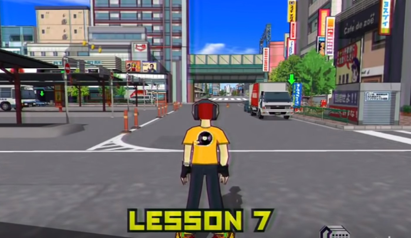 Phase tutoriel de Jet Set Radio
