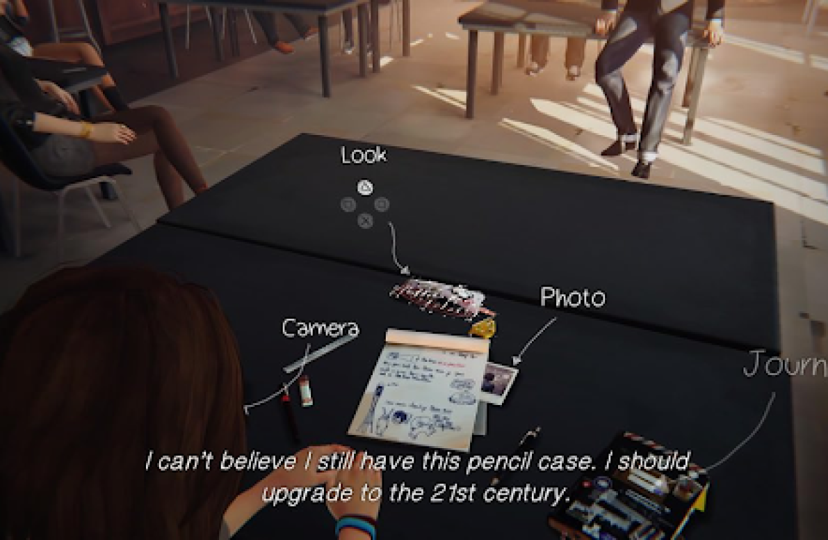 Éléments d’interaction contextuels dans Life is Strange